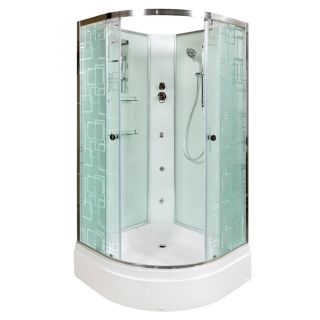 Душевая кабина Deto ЕМ2710 N с гидромассажем (гм.) 100х100х210 см